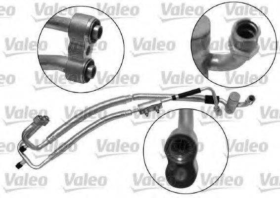 VALEO 818455 High Pressure Line, air conditioning